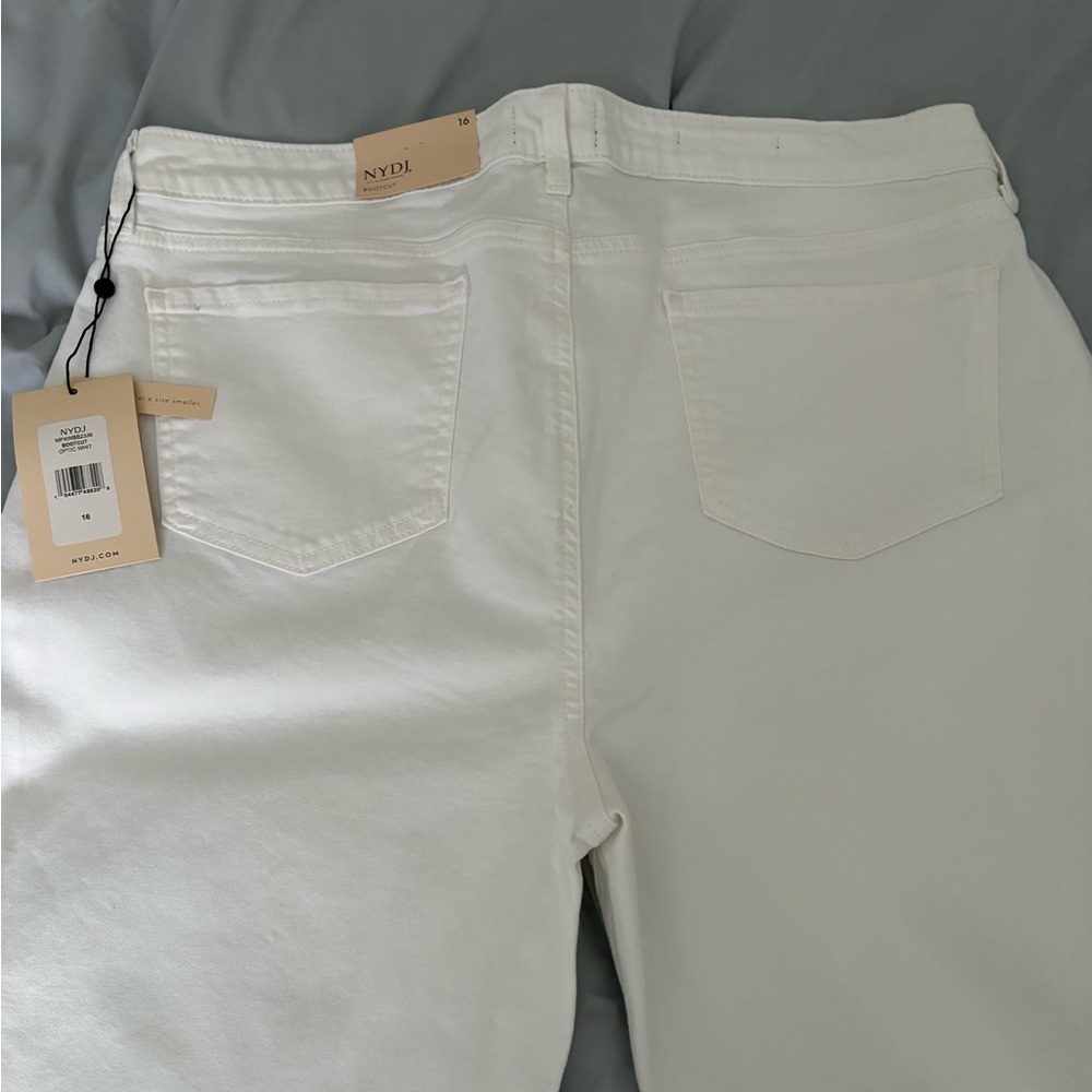 NYDJ White Jeans 16 NWT - Picture 7 of 9